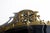 Late Victorian Oval Faceted Brass Wall Mirror, 1890s For Sale - Image 6 of 11