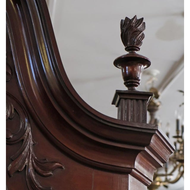 19th Century Mahogany Centennial Chippendale Ball & Claw Corner Cabinet For Sale - Image 15 of 15