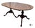 Heritage Vintage Heritage Chippendale Style Mahogany & Satinwood Extension Dining Table For Sale - Image 4 of 12