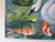Lagoon by Zoa Ace | Oil on canvas Swans, fish, and plants in a colorful lagoon setting. For Sale - Image 4 of 5