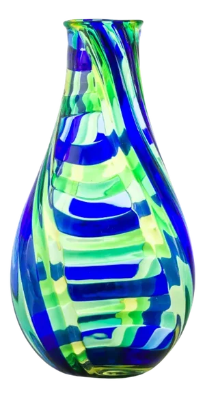 Handmade Eden Vase in Murano Glass by Angelo Ballarin