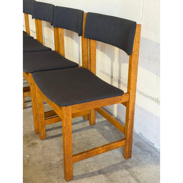 1970s Farstrup Dark Oak Dining Chairs Set of 4 Danish Mid-Century Modern 1970s For Sale - Image 5 of 11