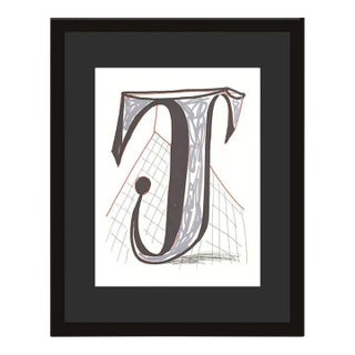 1991 'J' From 'Hockney's Alphabet' by David Hockney For Sale