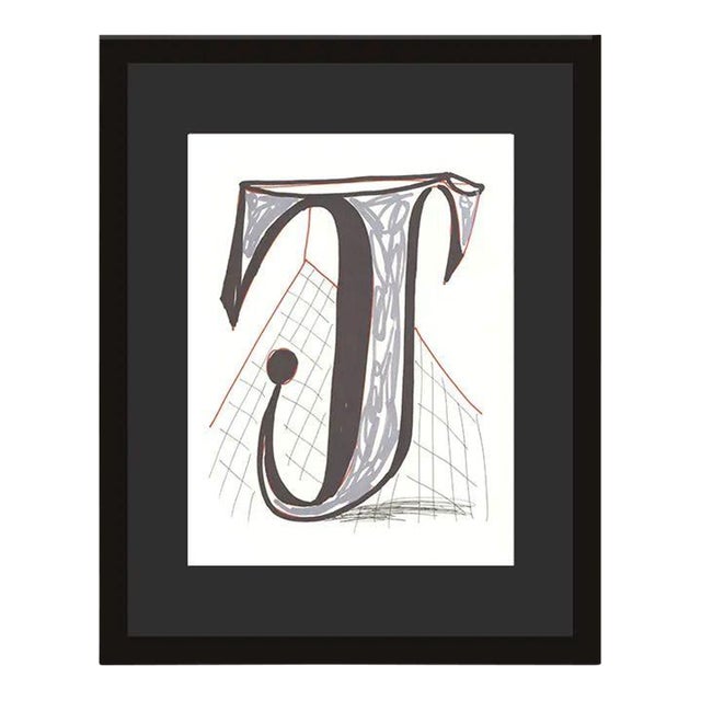 1991 'J' From 'Hockney's Alphabet' by David Hockney For Sale