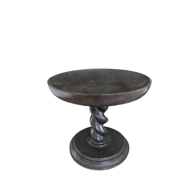 Barley Twist Decorative Pedestal Bowl For Sale - Image 11 of 14