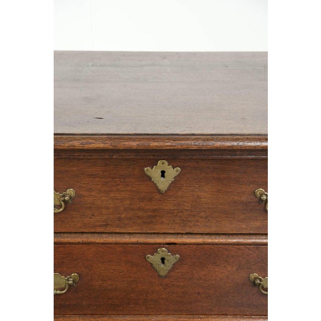 Antique English Oak Chest of Drawers, 1600s For Sale - Image 9 of 13