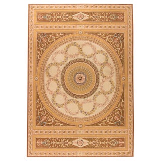 European Inspired Aubusson Handmade Wool Rug by Doris Leslie Blau For Sale