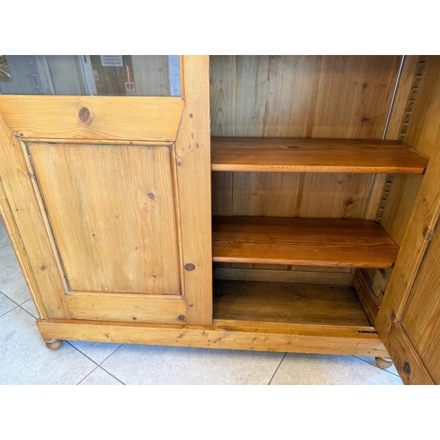Antique Farmhouse Display Cabinet For Sale - Image 14 of 16