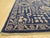 6x9 Alluring Freya Blue Floral Traditional Hand Knotted Wool Carpet Rug For Sale - Image 4 of 4