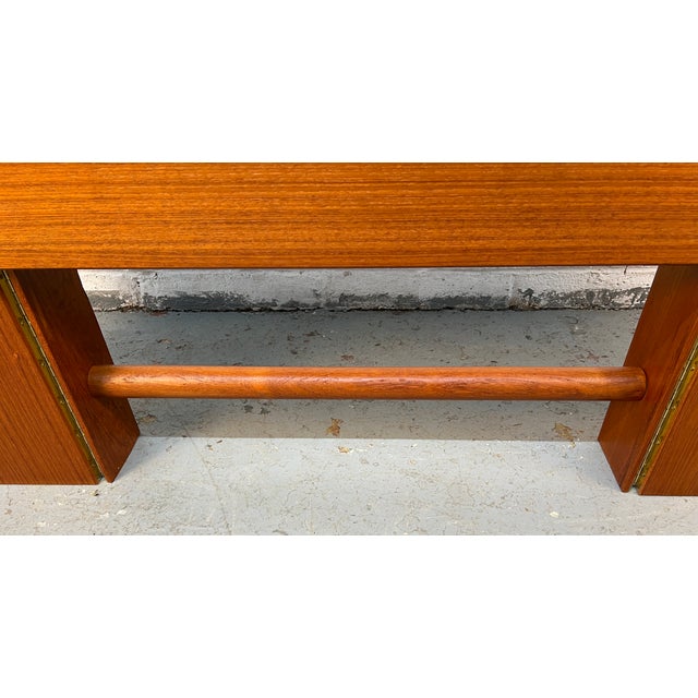 Mid-Century Teak Drop Leaf Dining Table by Nordisk Andels-Eksport of Denmark For Sale - Image 16 of 17