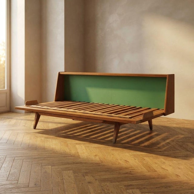 Mid-Century Modern Wooden Extendable Daybed, 1970 For Sale - Image 18 of 18