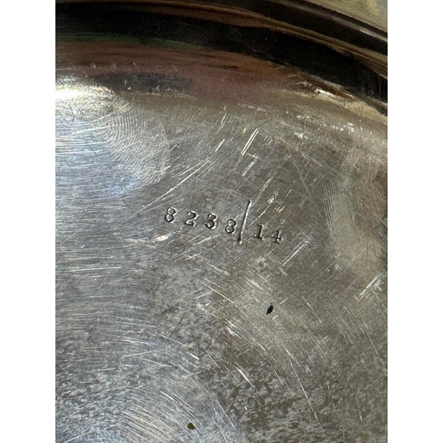 Ornate Vintage Grape Vine Design Silverplate Tray For Sale In New Orleans - Image 6 of 7