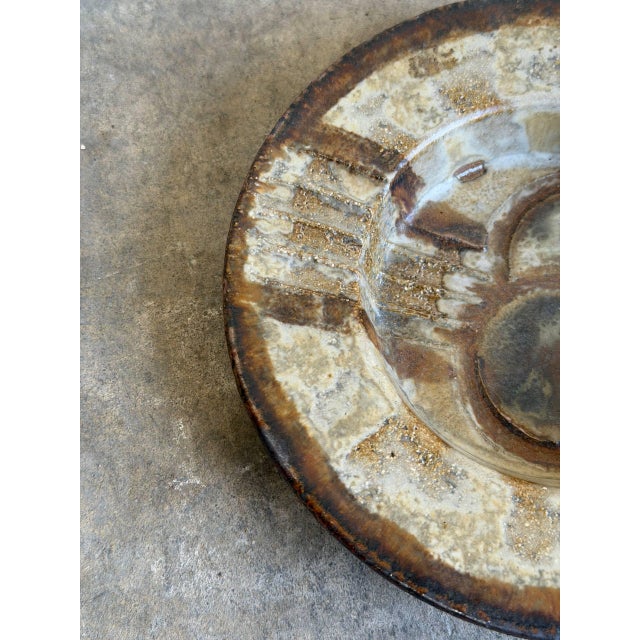 Ceramic 1970s Mid-Century Modern Danish Axella Ceramic Circle Motif Plate For Sale - Image 7 of 10
