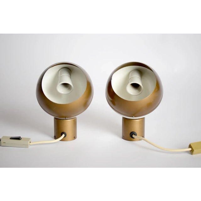 Brown Mid-Century Modern Magnetic Sconces by Drukov, 1960s, Set of 2 For Sale - Image 8 of 11