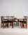 Black 19th Century France Black Wood Dining Set For Sale - Image 8 of 11