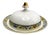 1920s Koenigszelt Silesia Dome Covered Bone China Serving Dish For Sale