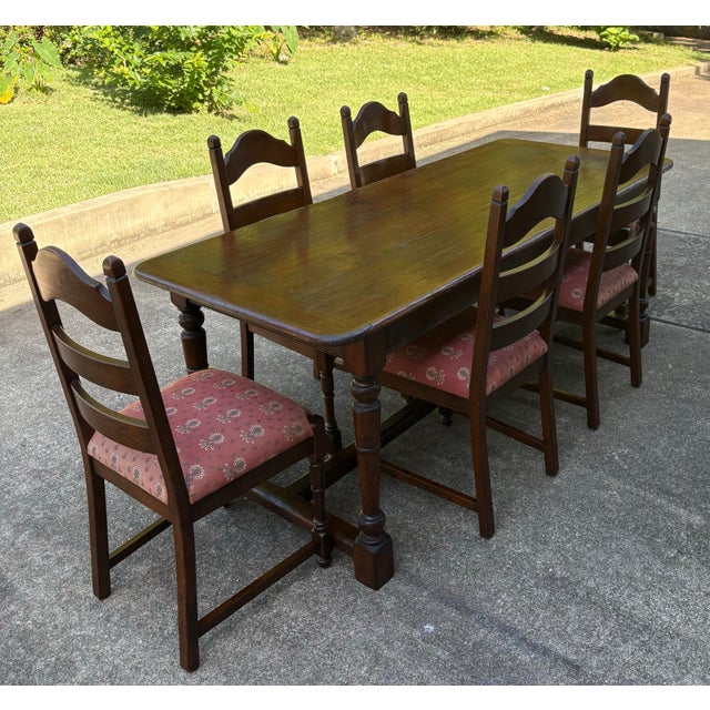 French Country Farm Dining Table For Sale - Image 11 of 12