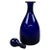 Thomas Webb Cobalt Art Glass Decanter Signed circa 1920 For Sale - Image 11 of 11