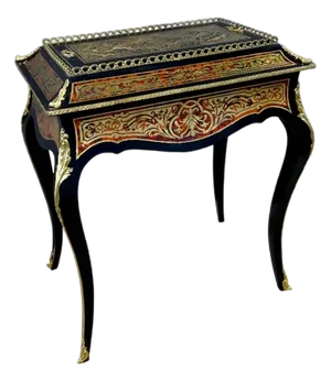 Mid-19th Century Napoleon III Marquetry Jardinière