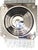Mid 20th Century Rectangular 4 Panel Architectural Lantern, Art Glass, Polished Nickel & Chrome Stem For Sale - Image 13 of 14