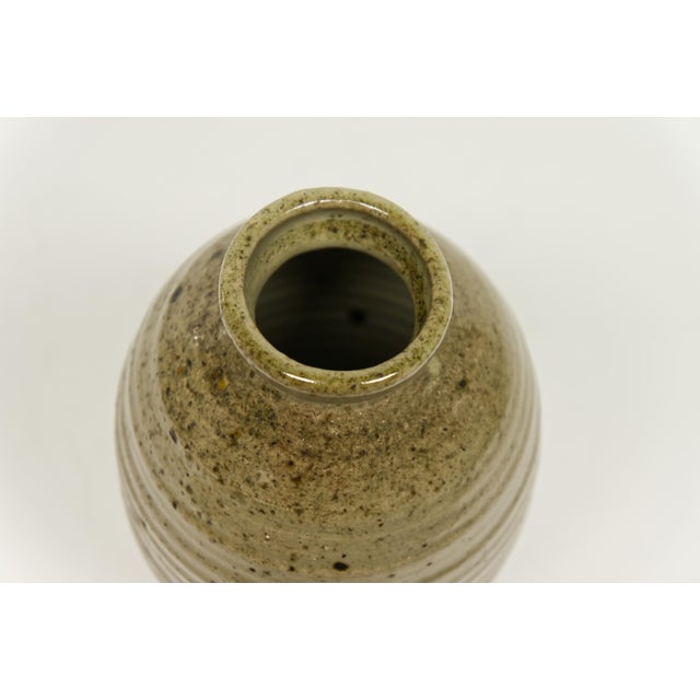 1990s Coiled Studio Pottery Vase Signed J B For Sale - Image 5 of 5