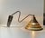 Metal Scandinavian Modern Articulated Wall Lamp in Brass, 1960s For Sale - Image 7 of 9