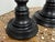 Global Views Ebony Wood Candle Holders, Set of Two For Sale - Image 10 of 12