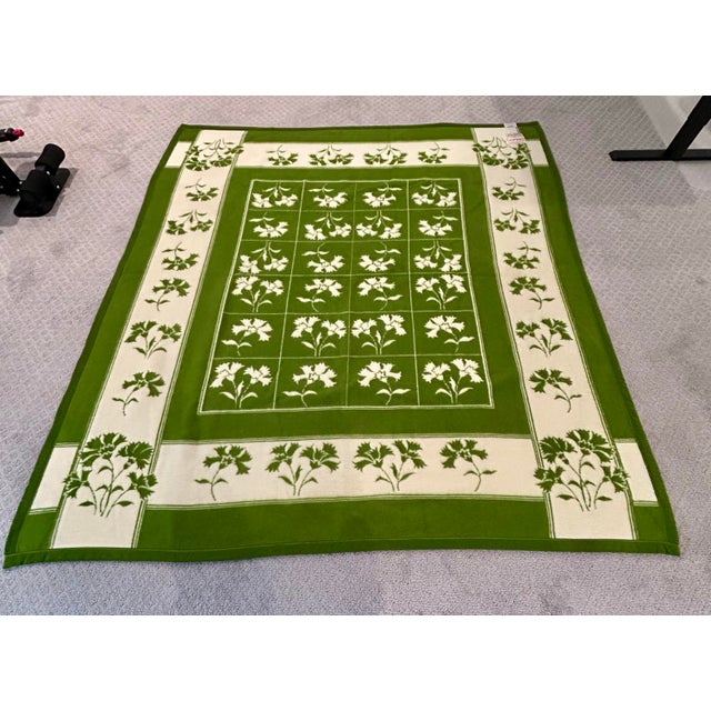 Asian Rare VTG Hanil Woollytech S. Korean Top Quality Wool Blend Military Blanket For Sale - Image 3 of 5