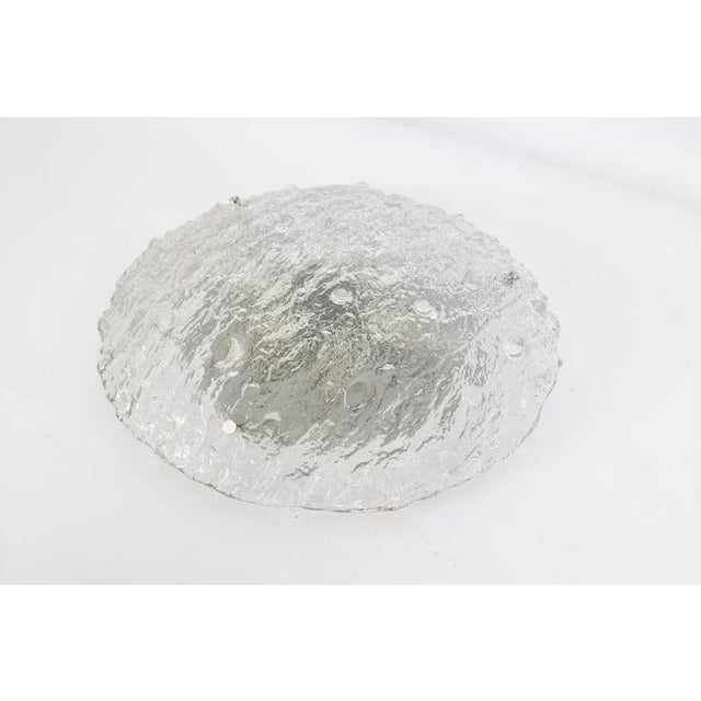 Large Murano Glass Flushmount Fixture Kaiser from Kaiser Idell / Kaiser Leuchten, Germany, 1970s For Sale - Image 3 of 10