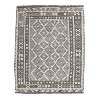 Handwoven Tribal Kilim Rug 5'0" X 6'3" For Sale