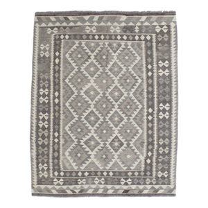 Handwoven Tribal Kilim Rug 5'0" X 6'3"
