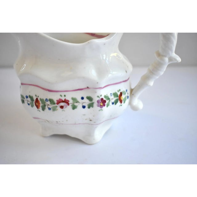 Antique Georgian Staffordshire Pink Luster Pitcher For Sale - Image 9 of 11