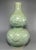 15th Century & Earlier Antique Chinese Celadon Relief‑Decorated Double Gourd Vase, Collectible Antique For Sale - Image 5 of 7