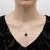 14k Gold Mounted Fancy Cut Tanzanian Garnet Pendant For Sale - Image 10 of 10