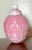 Rare Antique Chinese White Pink Peking Glass Lidded Lotus Glass Jar Bottle For Sale - Image 9 of 13