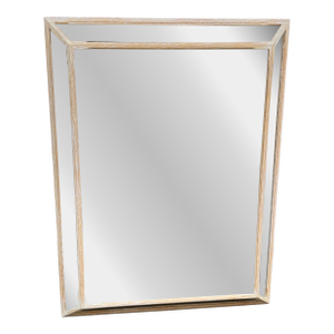 Serena & Lily Birch Wood Shadow Box Wall Mirror