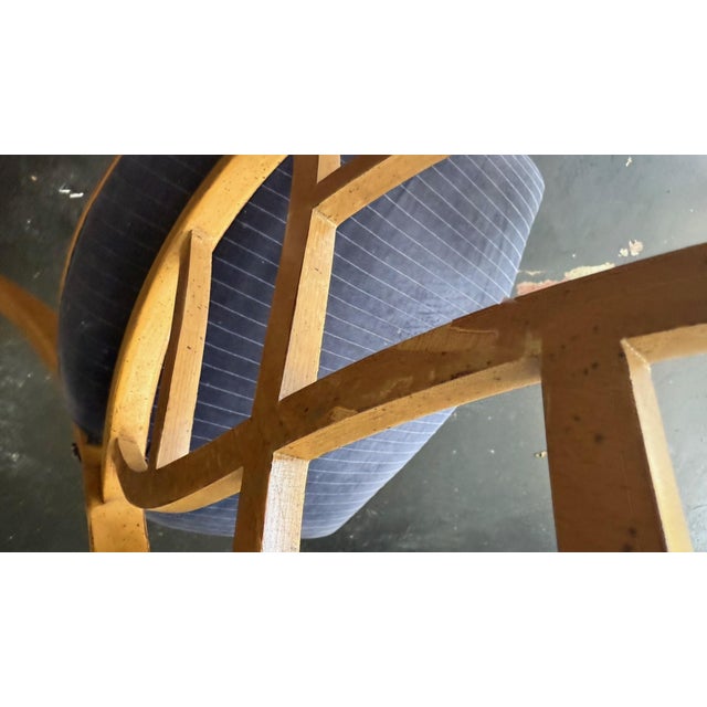 1990s Century Furniture Lattice-Back Dining Chairs – Set of 4 For Sale - Image 10 of 13