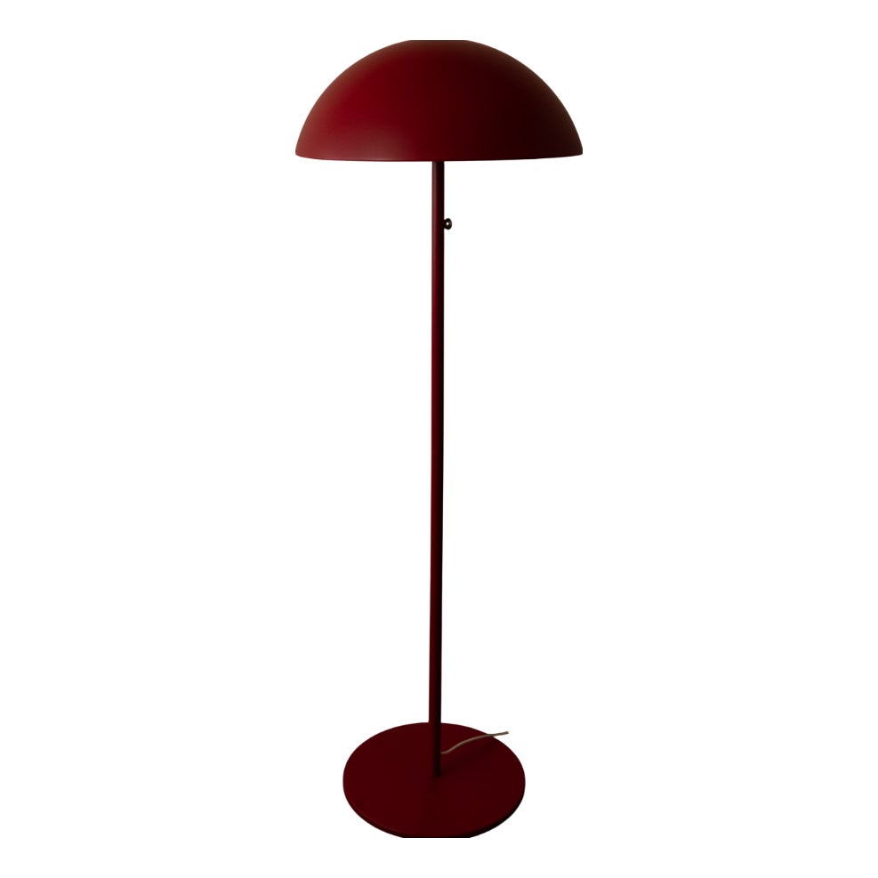 Vintage Red Brasa Floor Lamp by Nilsson for Ikea | Chairish