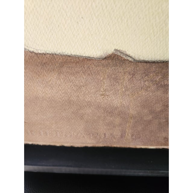 Fabulous Fine Art Water Media Painting Superior Pig Artist Roberta Dyer For Sale - Image 10 of 15