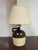 Design Plus Gallery presents a Vintage Rustic Two-Tone Ceramic Jug Table Lamp. The ceramic base has a rounded jug form...