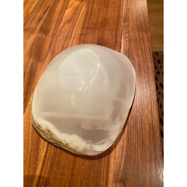 Raw Edge Onyx Bowl For Sale - Image 9 of 10