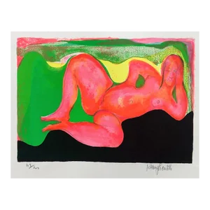 1960s Jeremy Gentilli Female Nude Lithograph