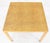 Mid-Century Modern Faux Alligator Crocodile Snake Skin Square Dining Game Table Brass Feet For Sale - Image 3 of 8