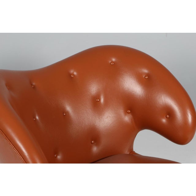 Danish Pelikan Lounge Chair with Oak Legs by Finn Juhl, 1940s For Sale - Image 3 of 10