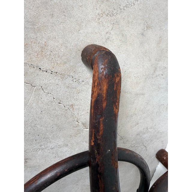Antique Thonet-Style Bentwood Hall Tree Hat & Coat Stand For Sale - Image 9 of 12