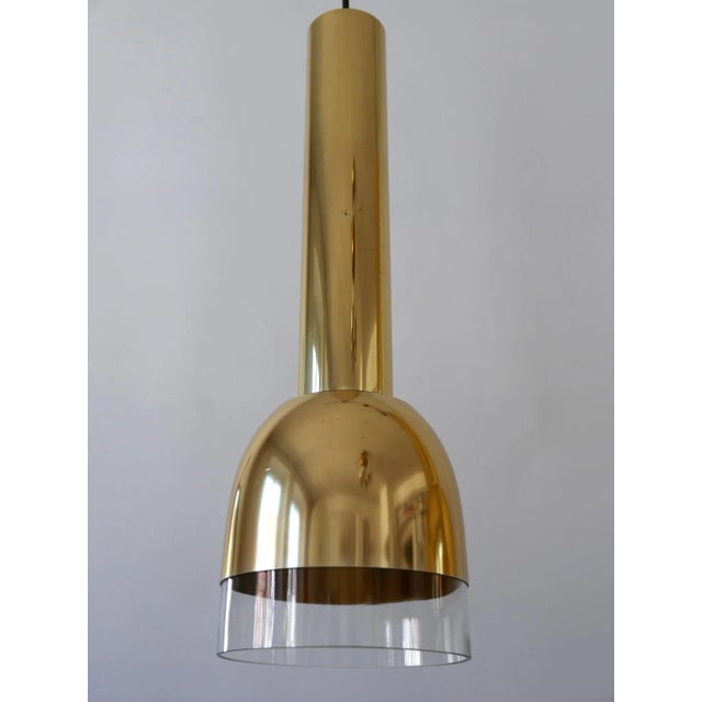 Metal Mid-Century Modern Pendant Lamps from Glashütte Limburg, Germany, 1970s, Set of 3 For Sale - Image 7 of 18