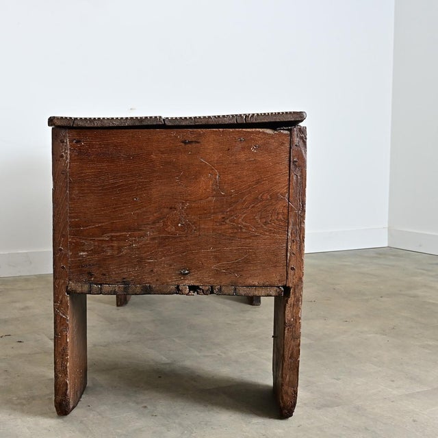 German 16th Century Oak Coffer For Sale - Image 15 of 18
