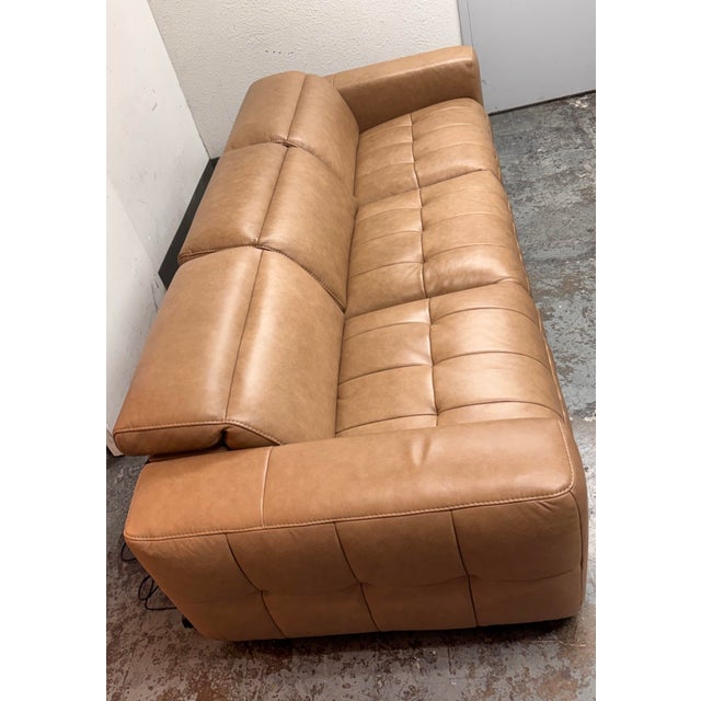 Contemporary Living Spaces Miles Power Recliner Sofa, Set For Sale - Image 3 of 12