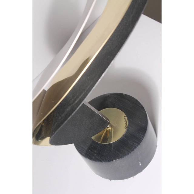 Silver Elegant Curtis Jere Table Art Sculpture For Sale - Image 8 of 8