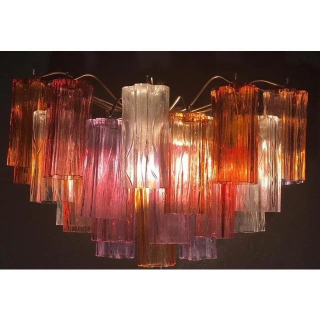 Multicolored Murano Glass Sconces in the Style of Venini, Set of 2 For Sale - Image 10 of 13